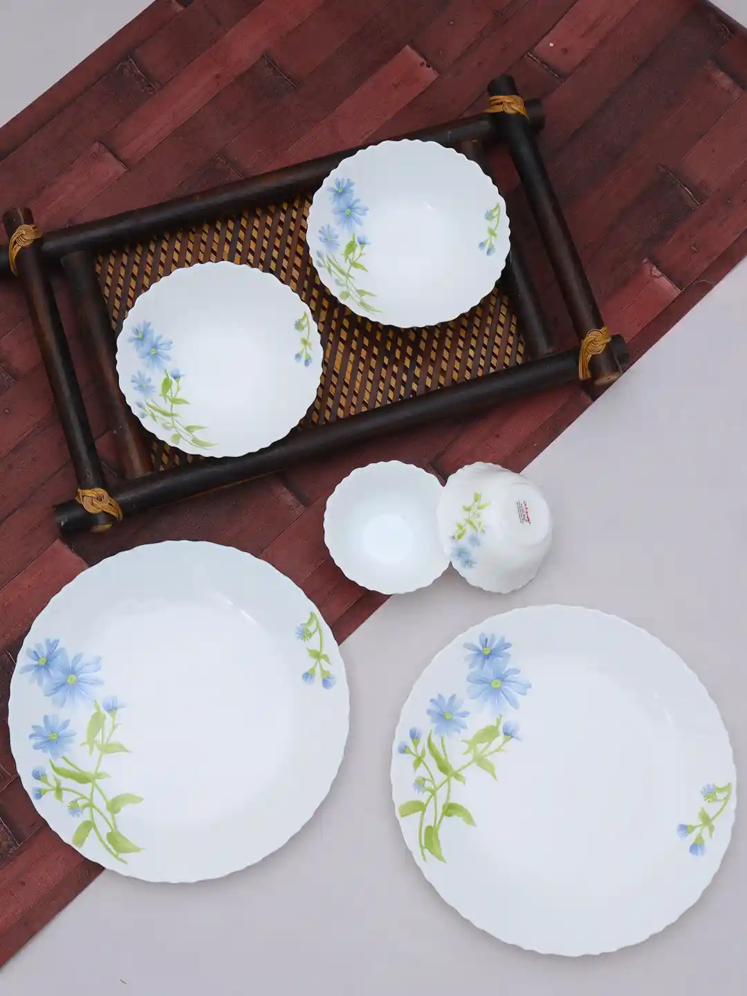 Lapola La Opala Crockery Set Bone China La Pola Dinner Set La