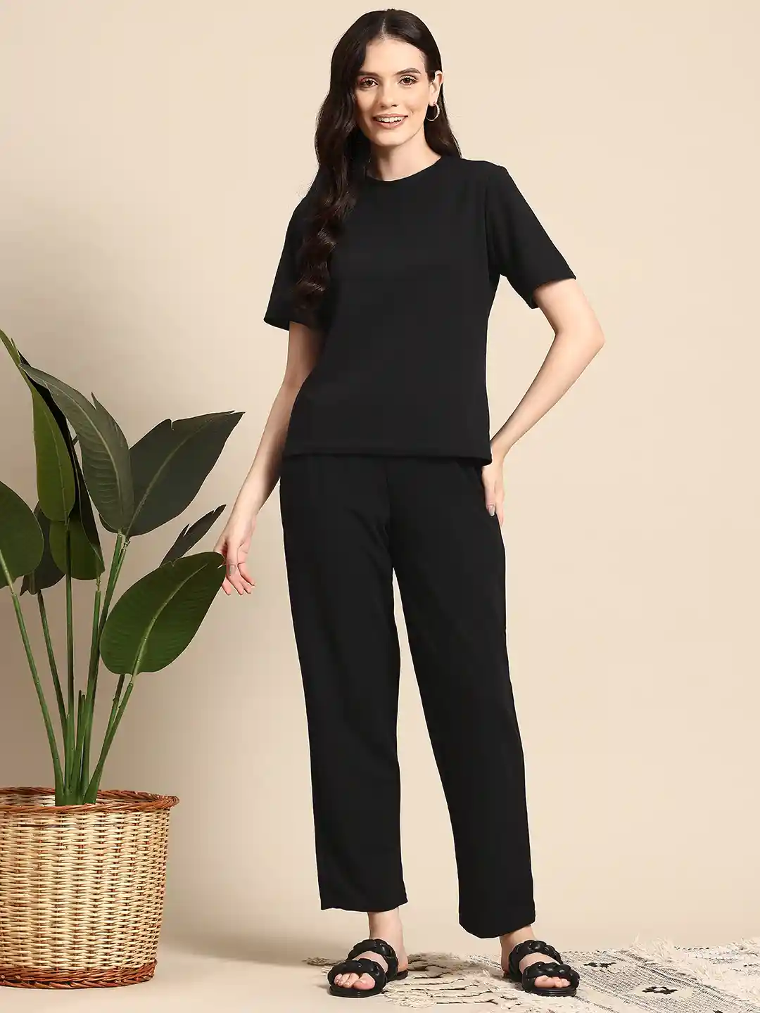 Buy Mast Harbour T-shirt With Trousers Co-Ords for Women