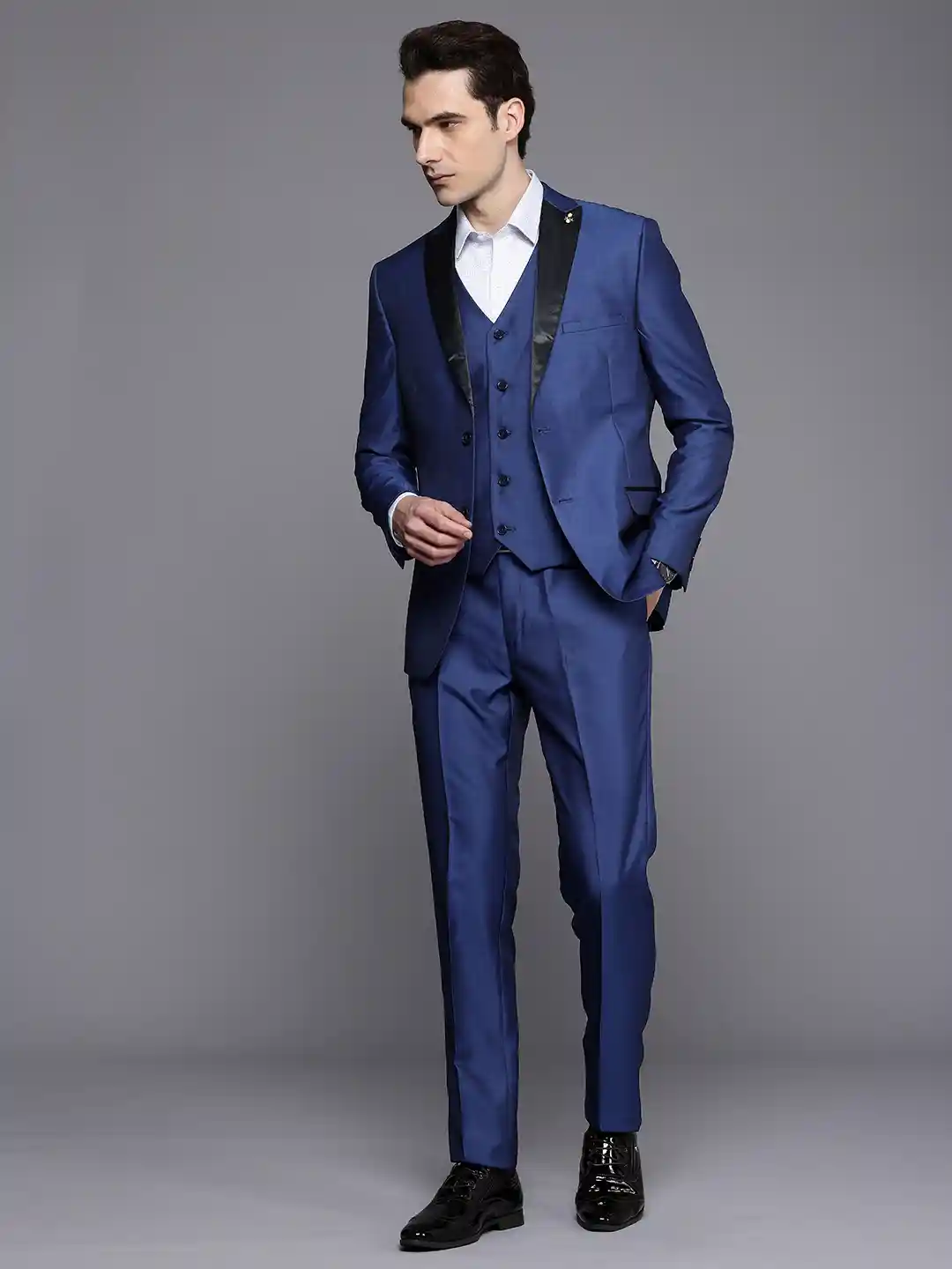 Buy Theme Men Piece Checked Slim Fit Suit Suits for Men