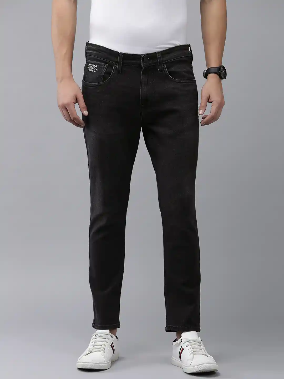 Buy Polo Denim Men Henry Cropped Skinny Fit Light