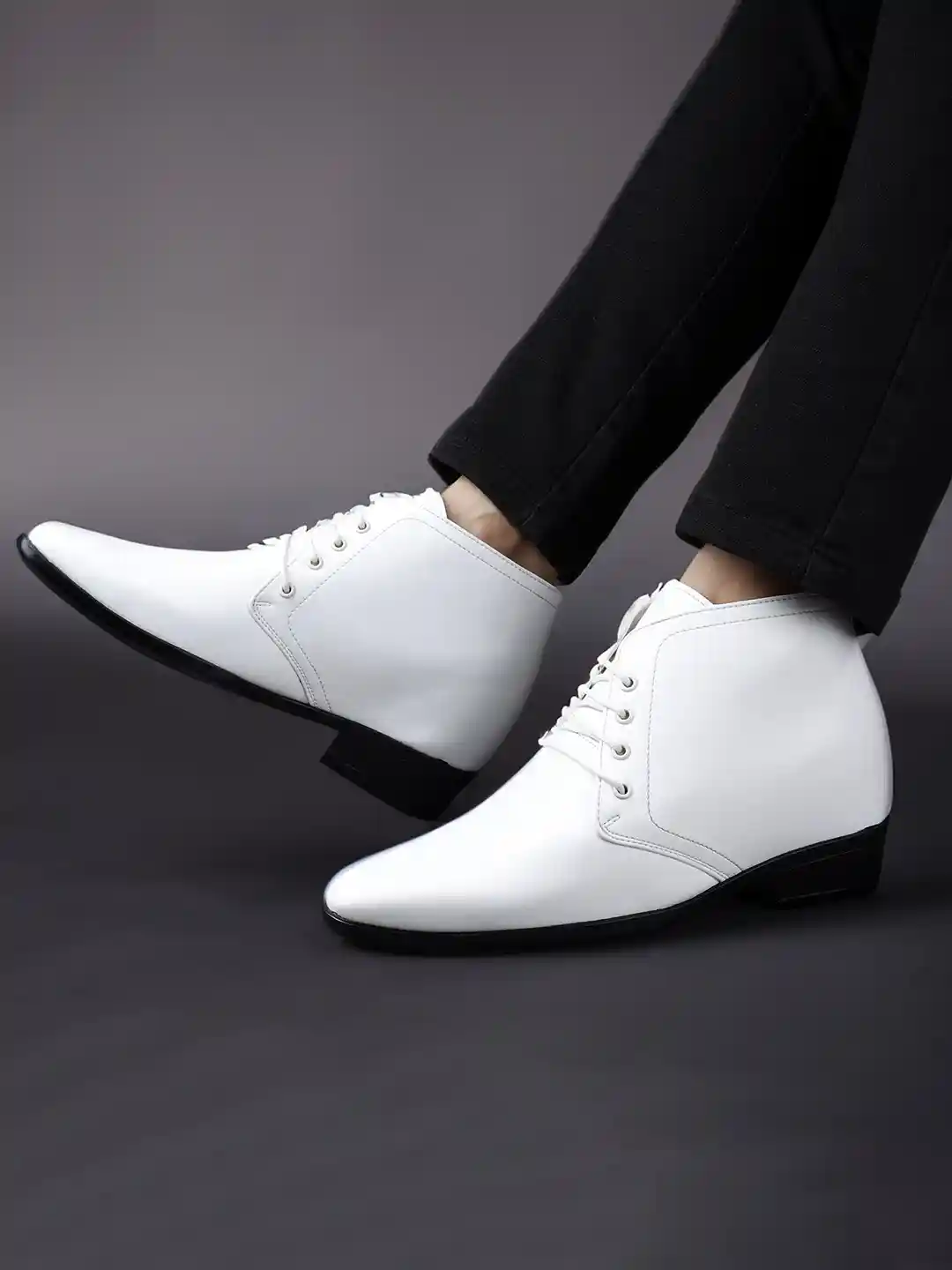 Bxxy Men Hidden Elevator Formal Lace-up Boots