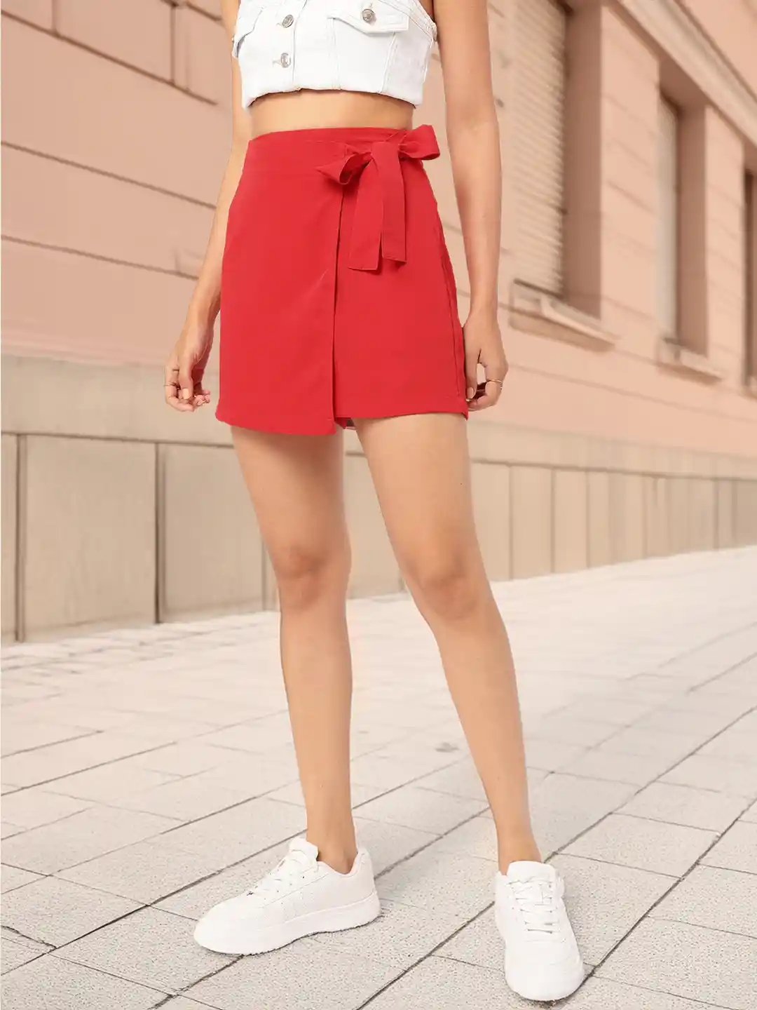 Buy DressBerry Wrap Style Skorts Skirts for Women 30485275 Myntra