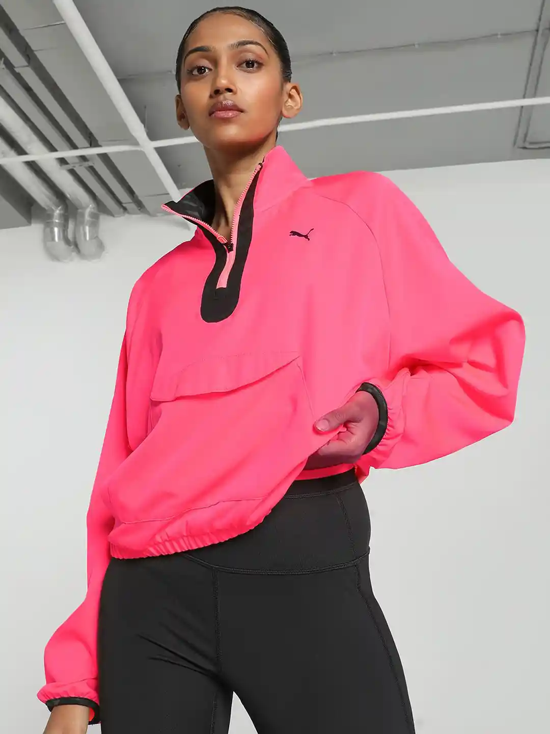 Buy Puma Hypernatural Woven Half-Zip Jacket Jackets for Women