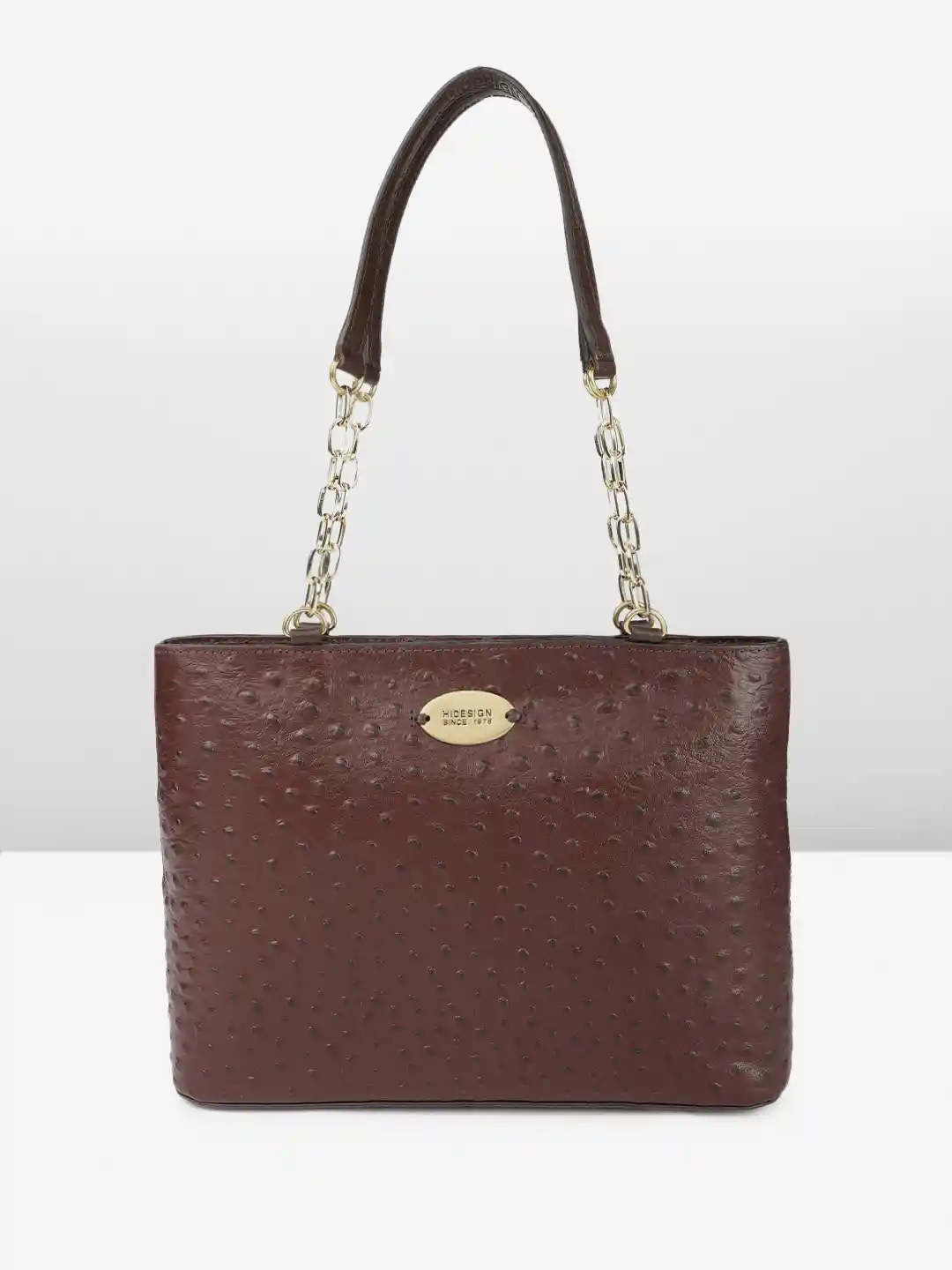 Buy Hidesign Textured Leather MOROCCO Structured Shoulder Bag