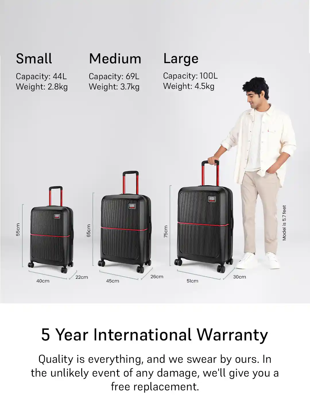 Size Chart 20 Suitcase Size Vienna