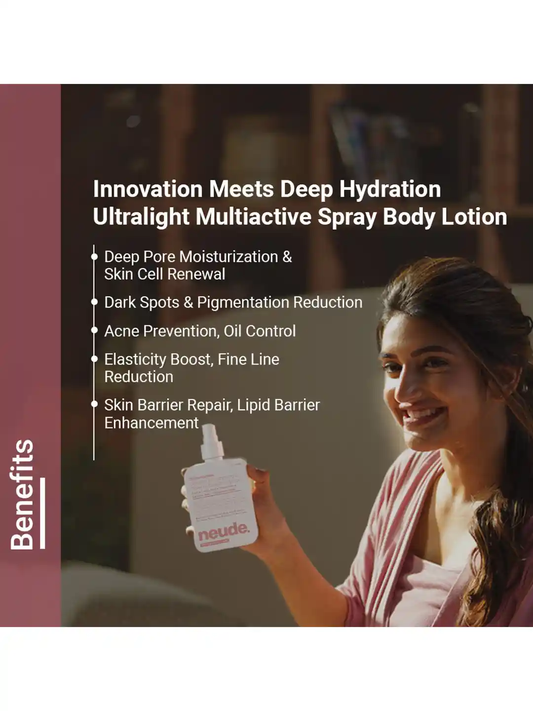 Buy Neude Skin Smmmoothie Moisturizing Body Lotion With Lactic