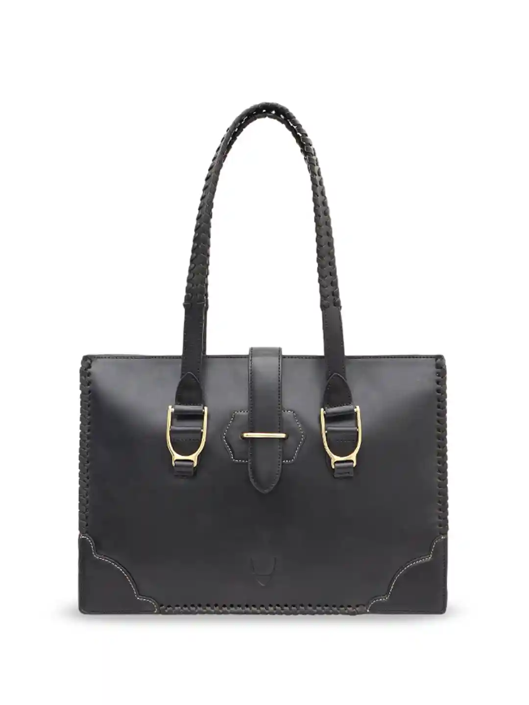 Buy Hidesign Leather Structured Shoulder Bag with Quilted