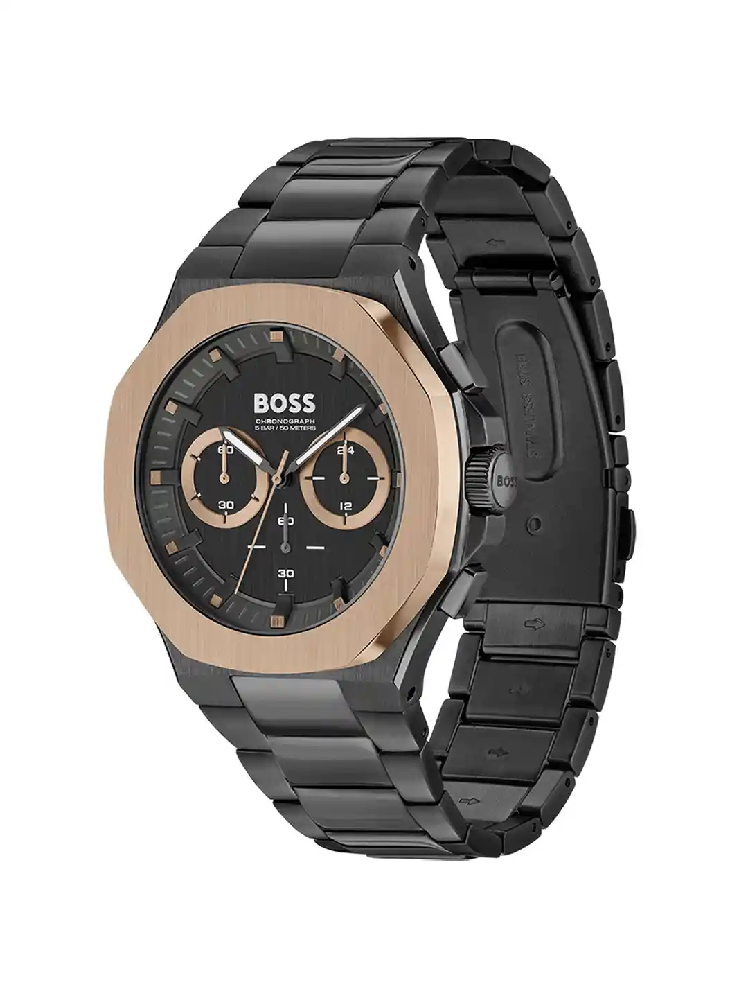 Smartwatch Hugo Boss Watch Boys BOSS PRINCIPLE DRESS Black-dial