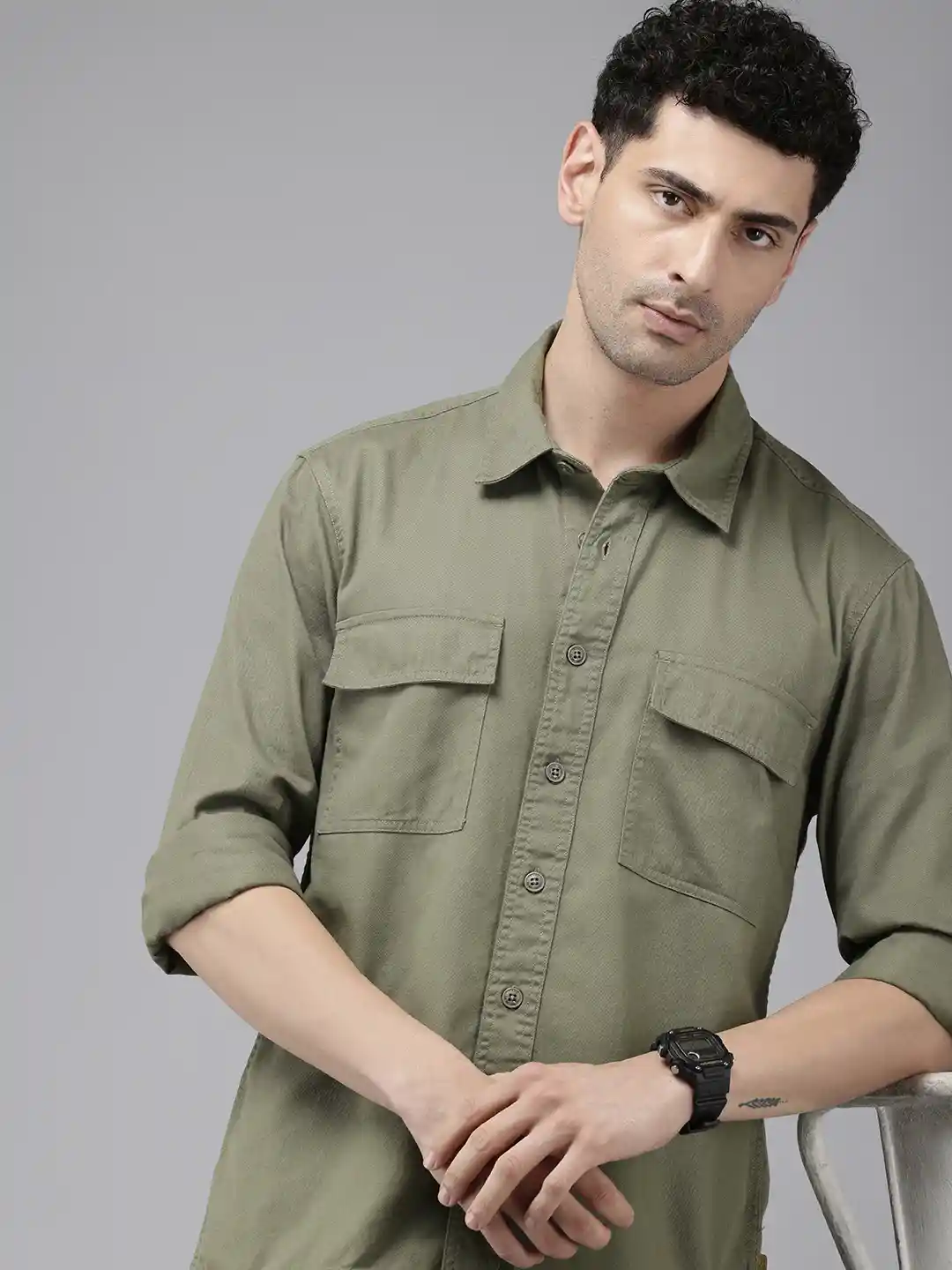 Buy Pepe Jeans Oversized Fit Opaque Pure Cotton Casual Shirt