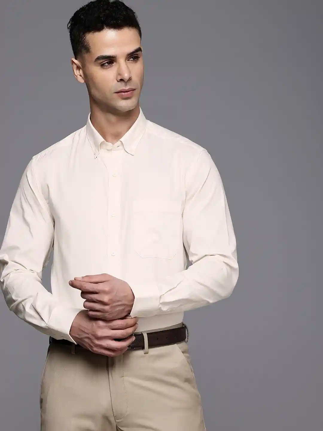 Buy Louis Philippe Pure Cotton Classic Fit Formal Shirt Shirts