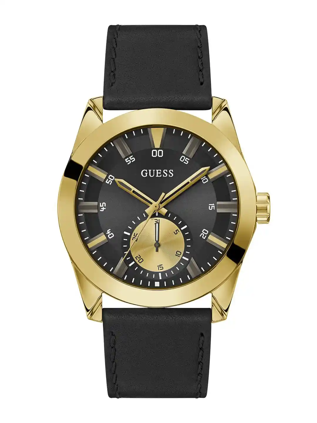 GUESS Men Dial Leather Straps Analogue Watch GW0793G2