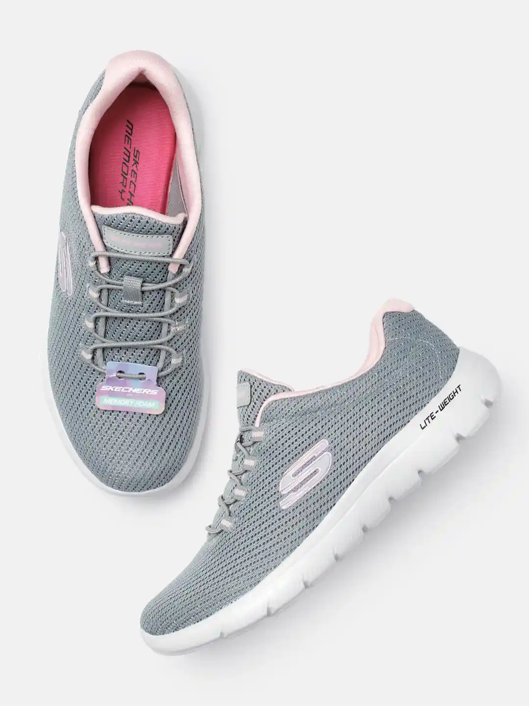 Skechers Shoes Skechers Go Walk Charcoal/pink Buy Skechers Women