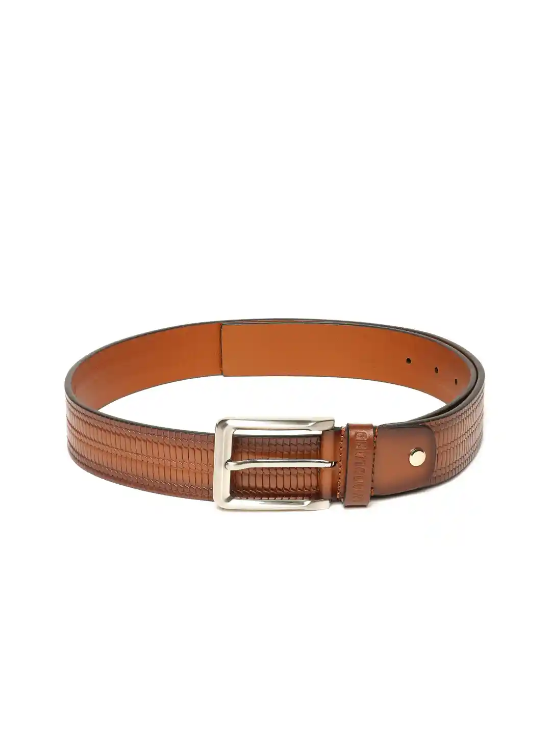 Buy Woodland Men Textured Leather Belt Belts for Men 30744483