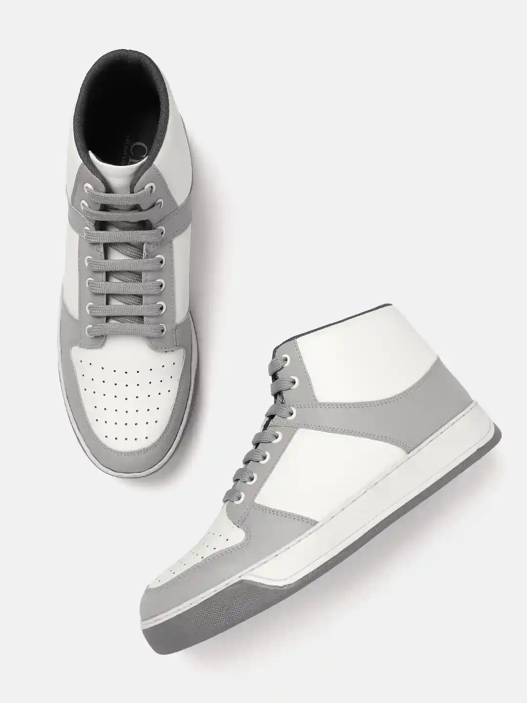 Buy Carlton London Men Colourblocked Mid-Top Sneakers Casual