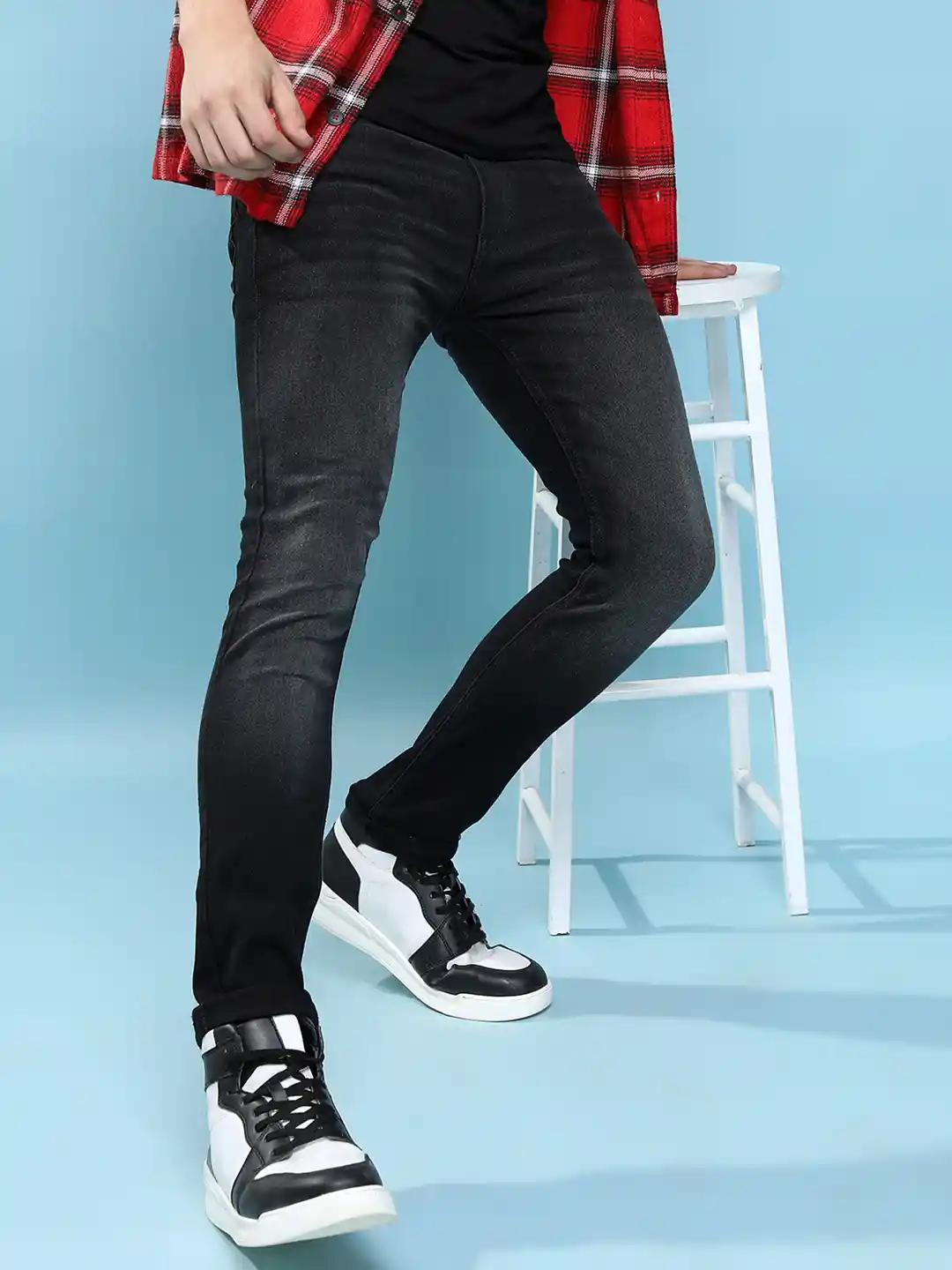 HIGHLANDER Men Slim Fit Light Fade Stretchable Jeans