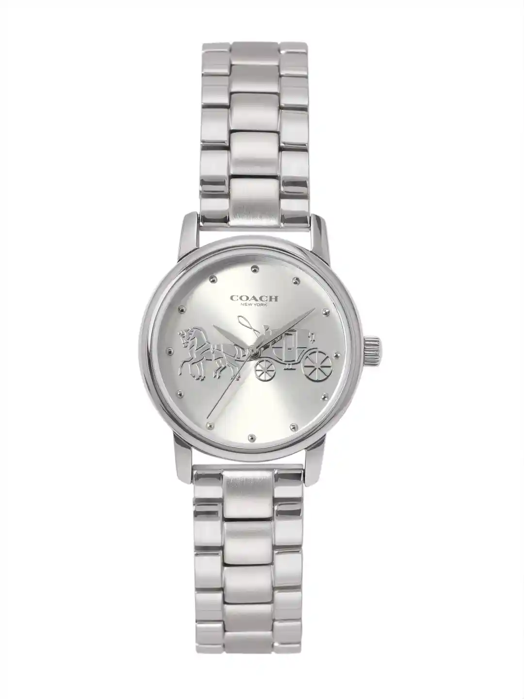 Buy Coach Women Grand Dial Stainless Steel Bracelet Style Straps