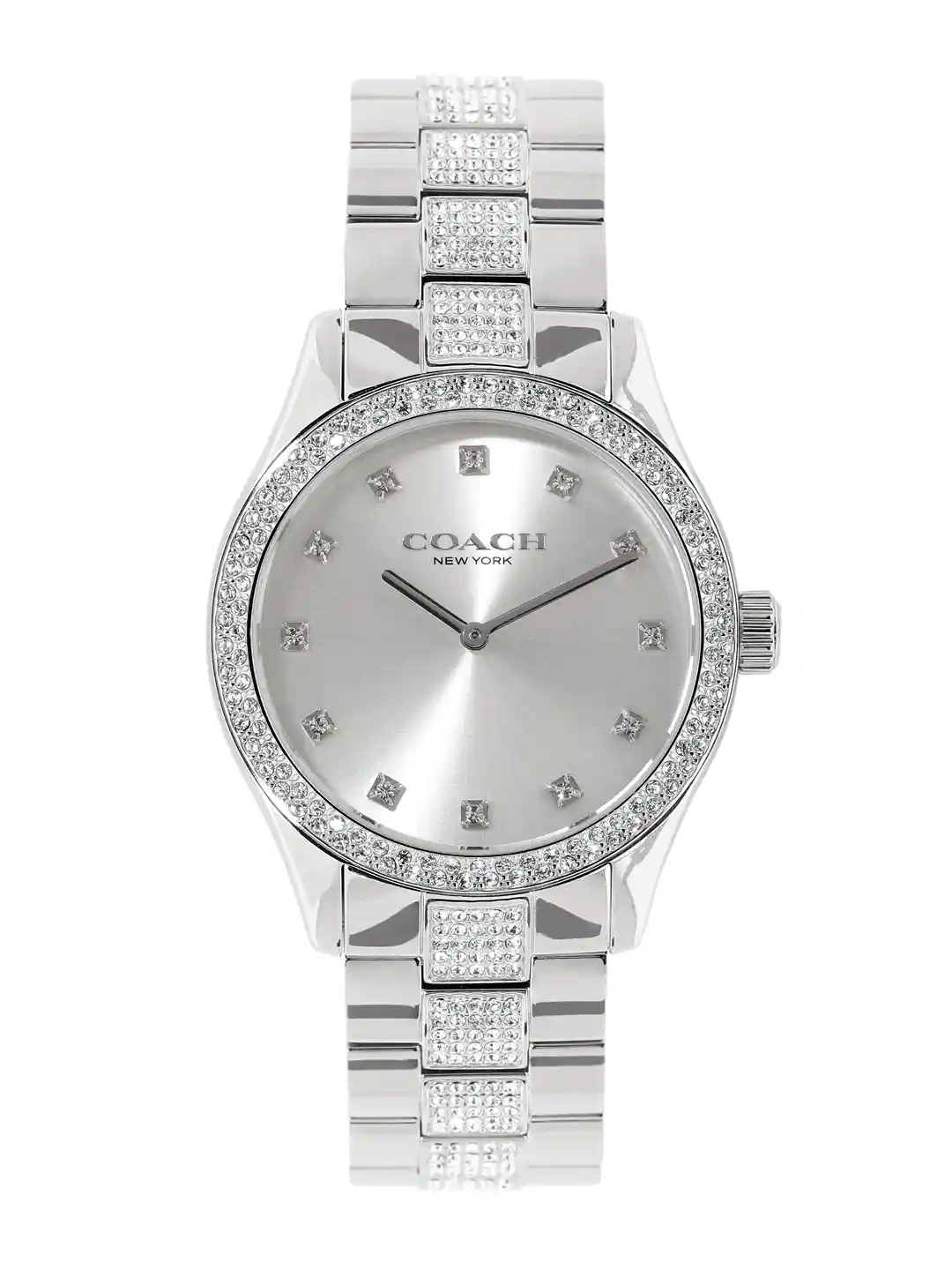 Buy Coach Unisex Brooks Embellished Dial Analogue Watch 14400033