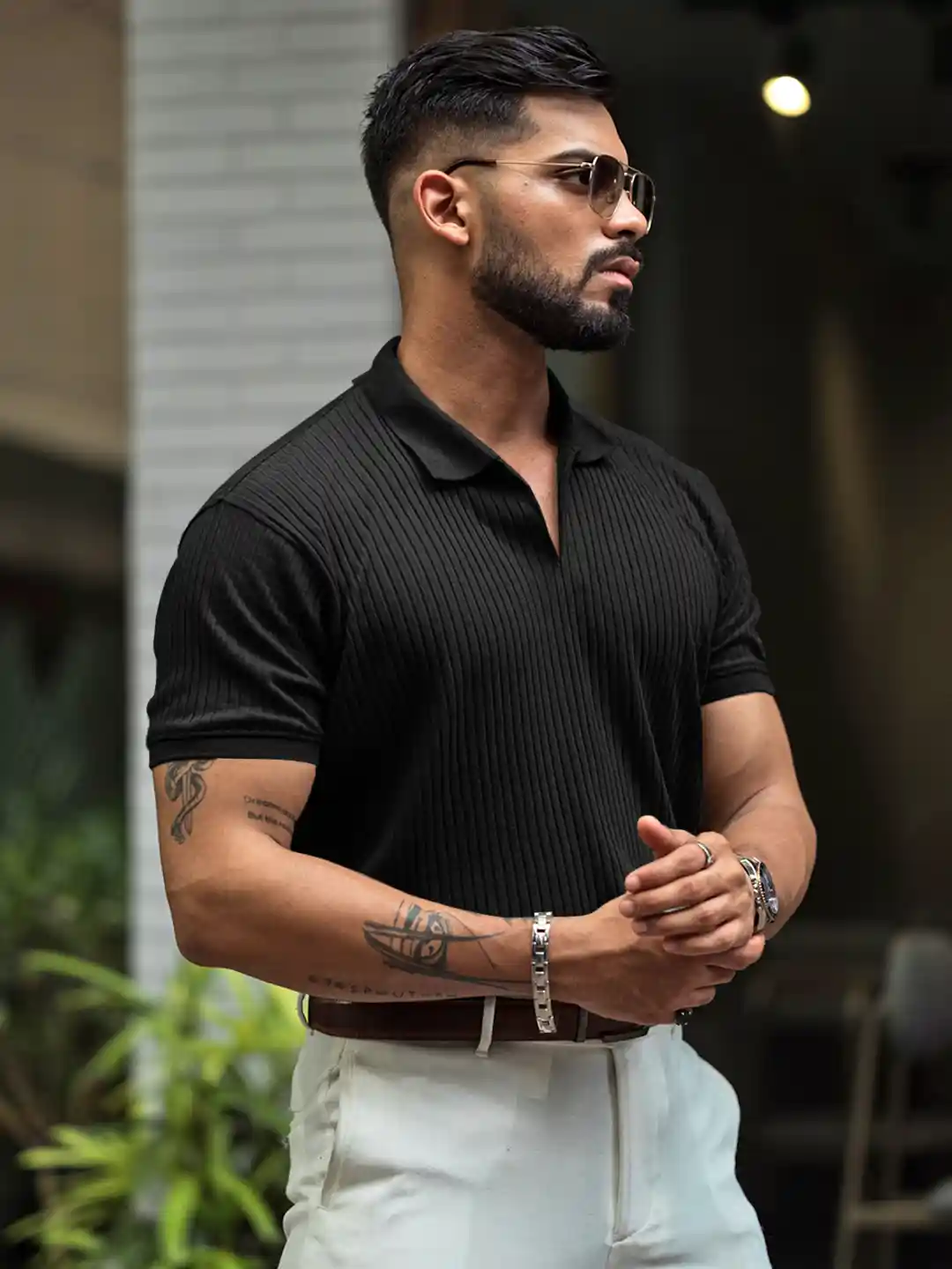 Buy Powerlook Men Polo Collar T-shirt Tshirts for Men 30756235