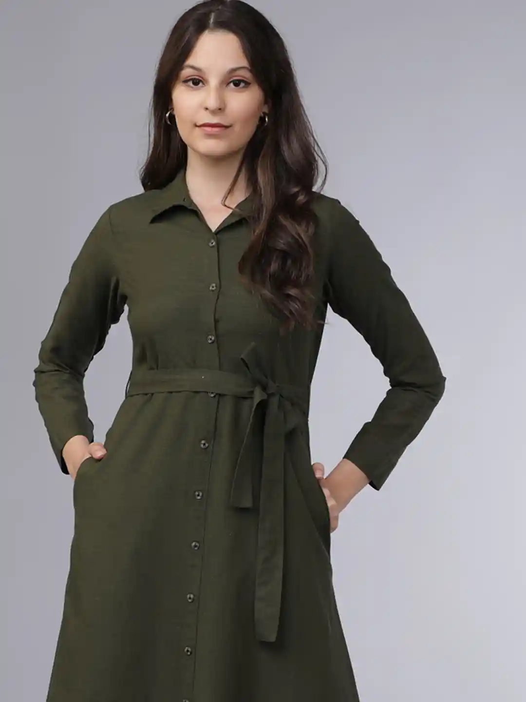 Tokyo Talkies Shirt Maxi Dress