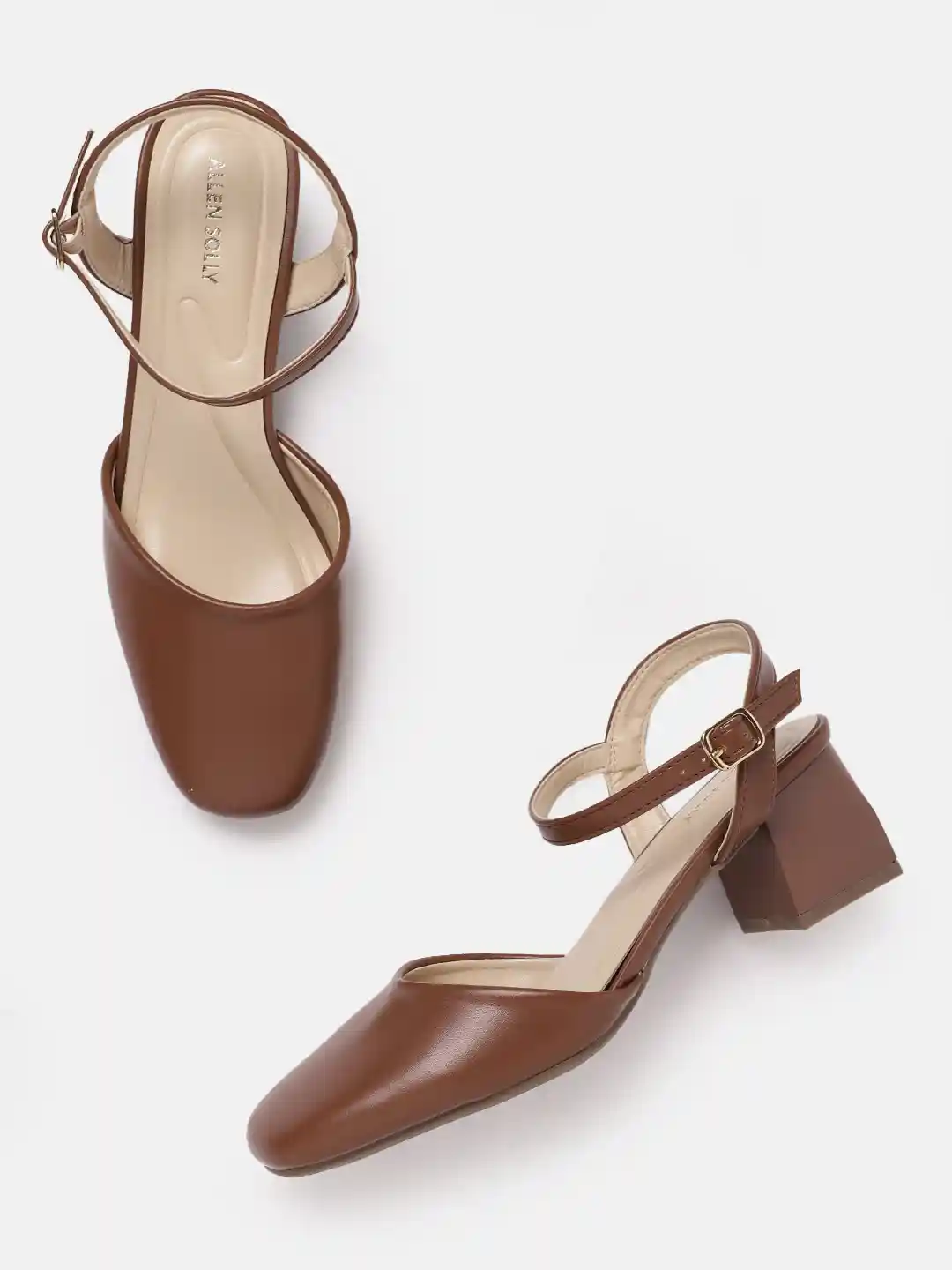 Allen Solly Square Toe Block Heel
