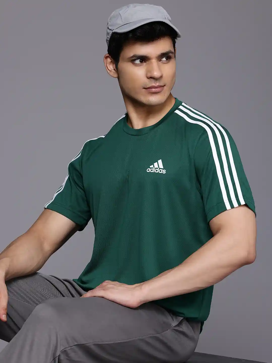 Buy ADIDAS Print Detail 3-Striped T-shirt Tshirts for Men