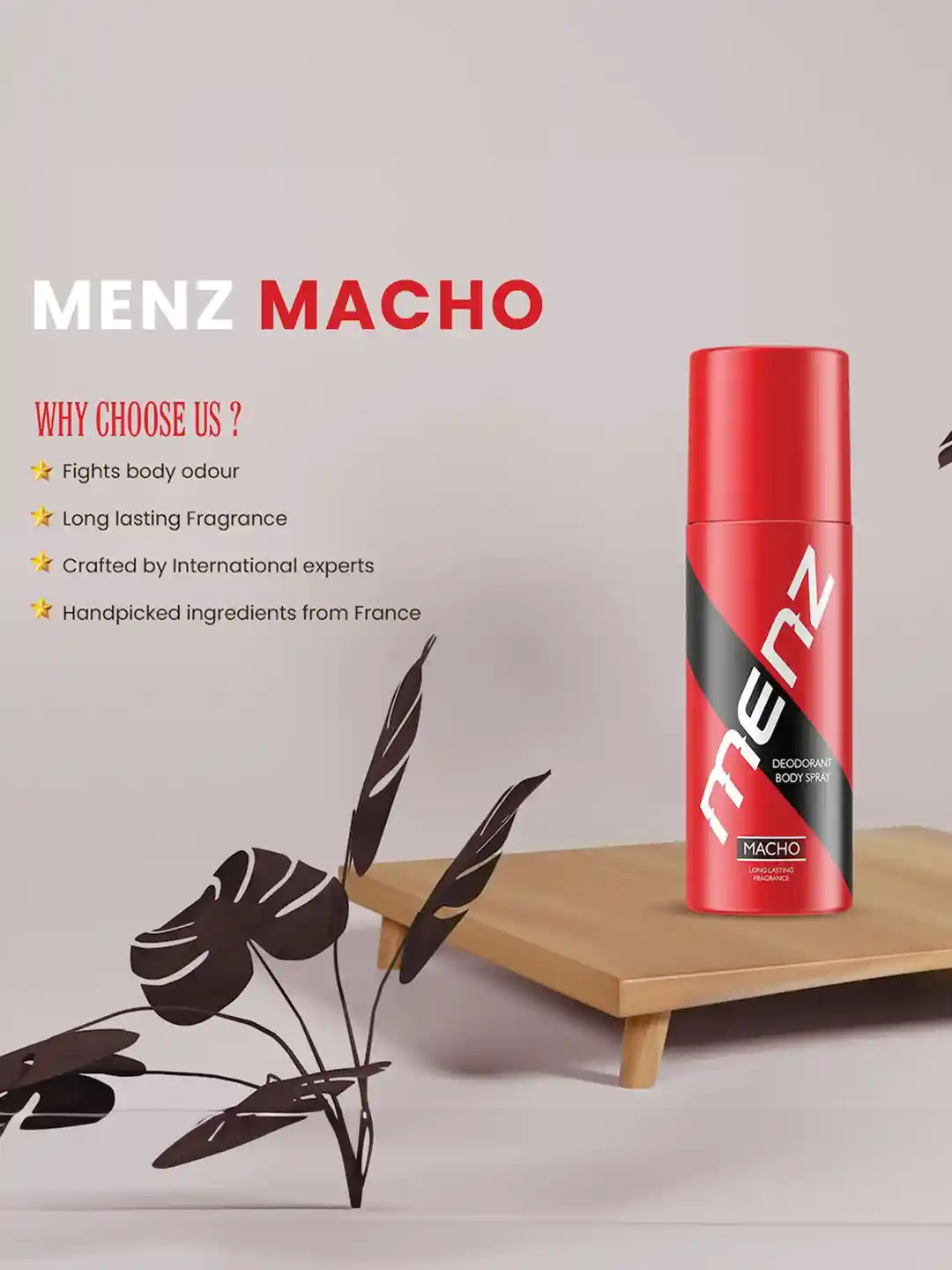 Buy MENZ Men Macho Urban Long Lasting Deodorant Body Spray 150 ml