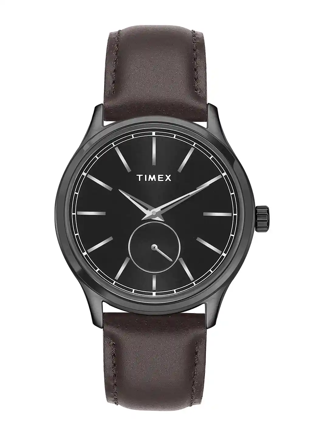 Timex Men Leather Straps Analogue Watch TWTG65SMU26