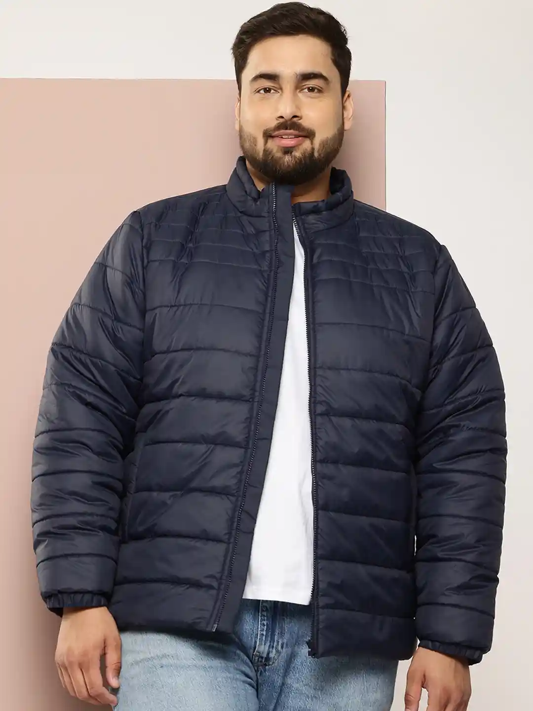 Buy Sztori Men Plus Size Windcheater Water Resistant Puffer