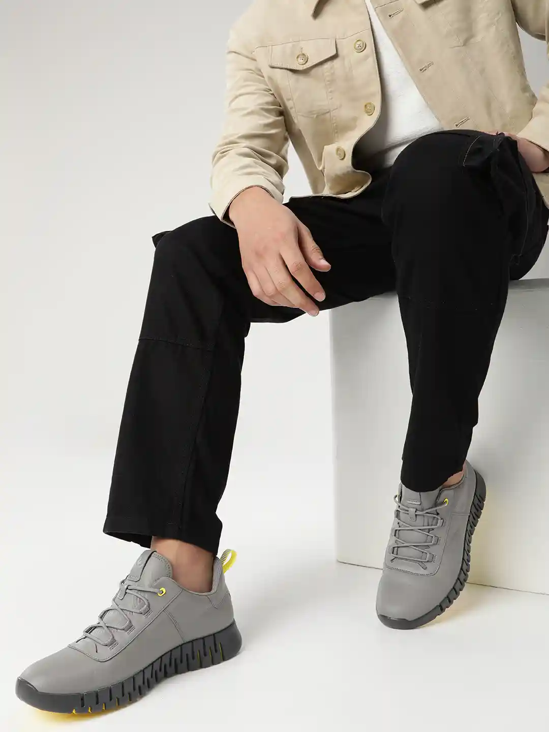 ECCO Men Gruuv Leather Casual Sneakers