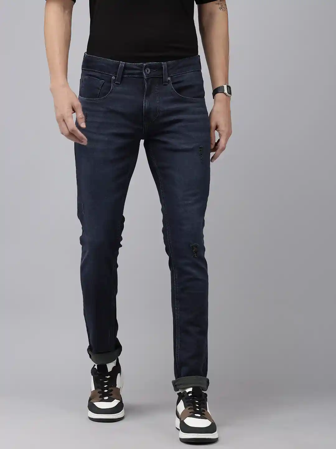Spykar Jeans Skinny Slim Fit Shop Spykar Men Light Blue Cotton