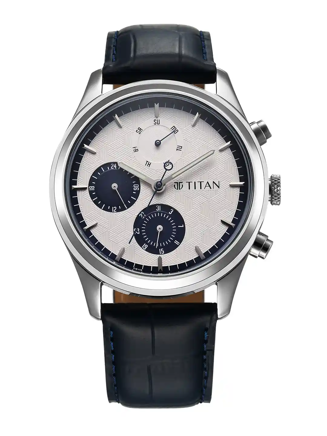 Titan Men Calendar Bracelet Style Analogue Watch 10026SL04