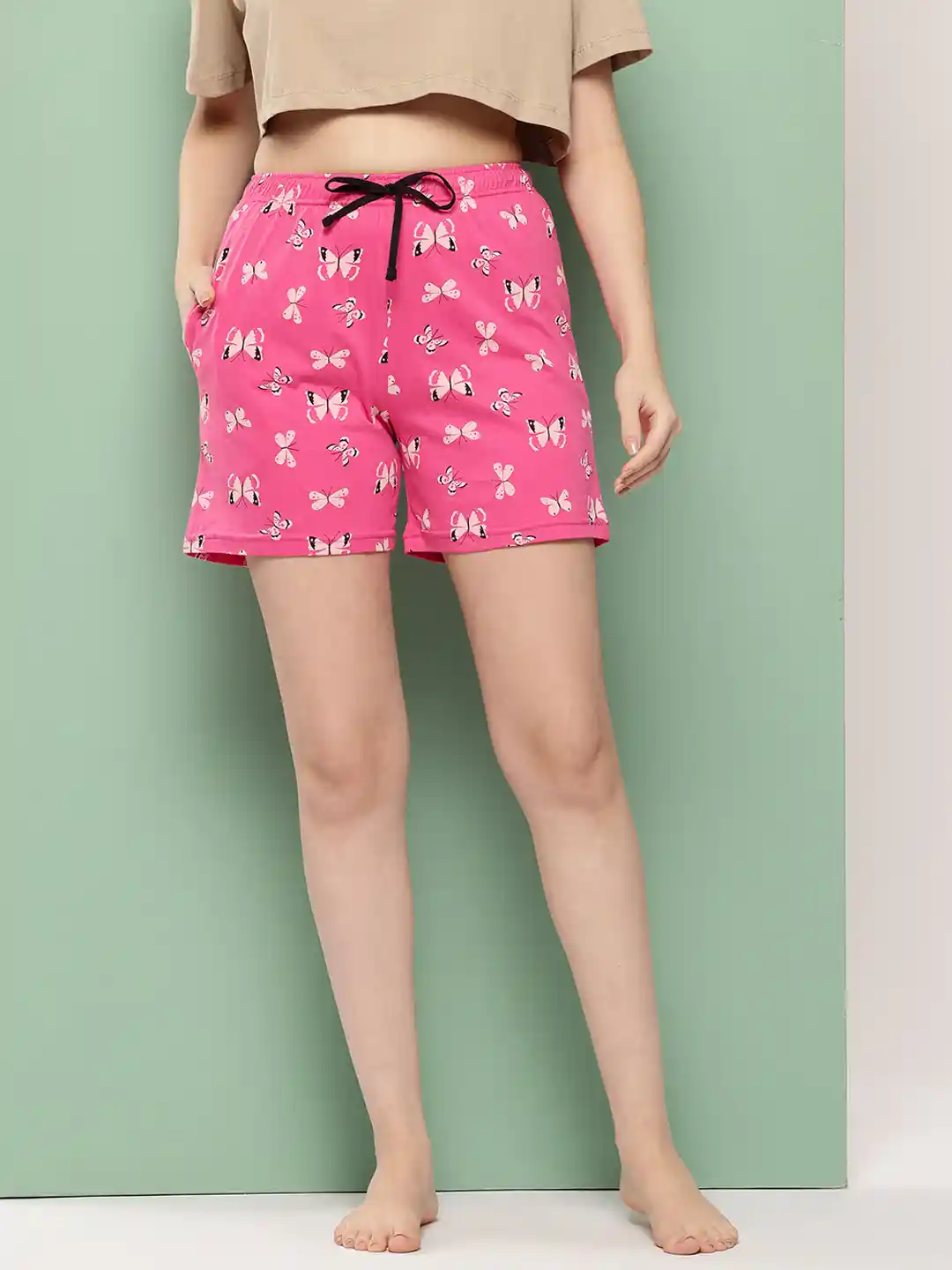 Myntra Womens Lounge Bermuda Shorts Leading Lady Women Printed