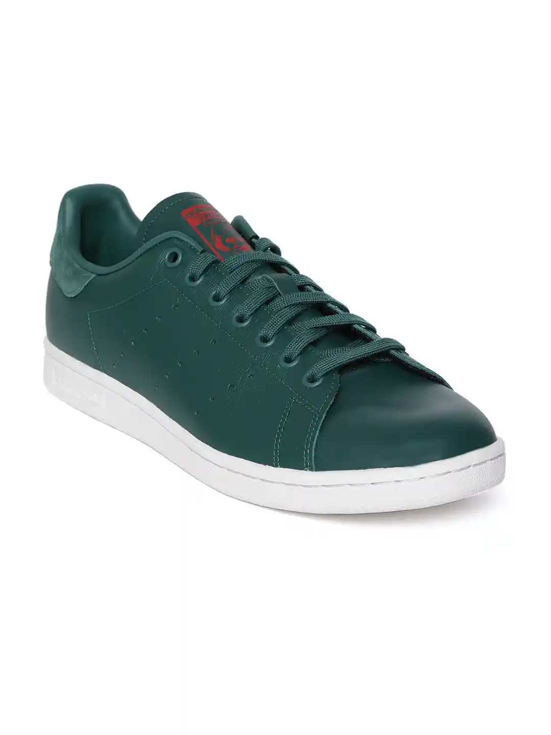 Buy ADIDAS Originals Men Green Stan Smith Leather Sneakers