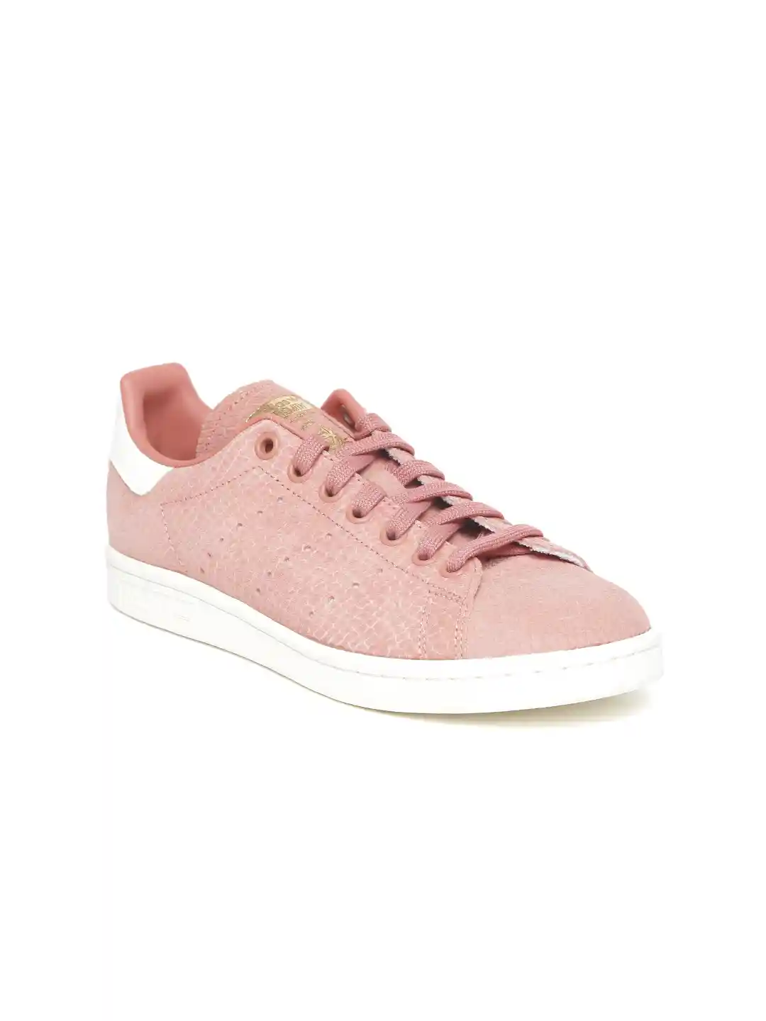 Buy ADIDAS Originals Women Dusty Pink STAN SMITH Leather Textured