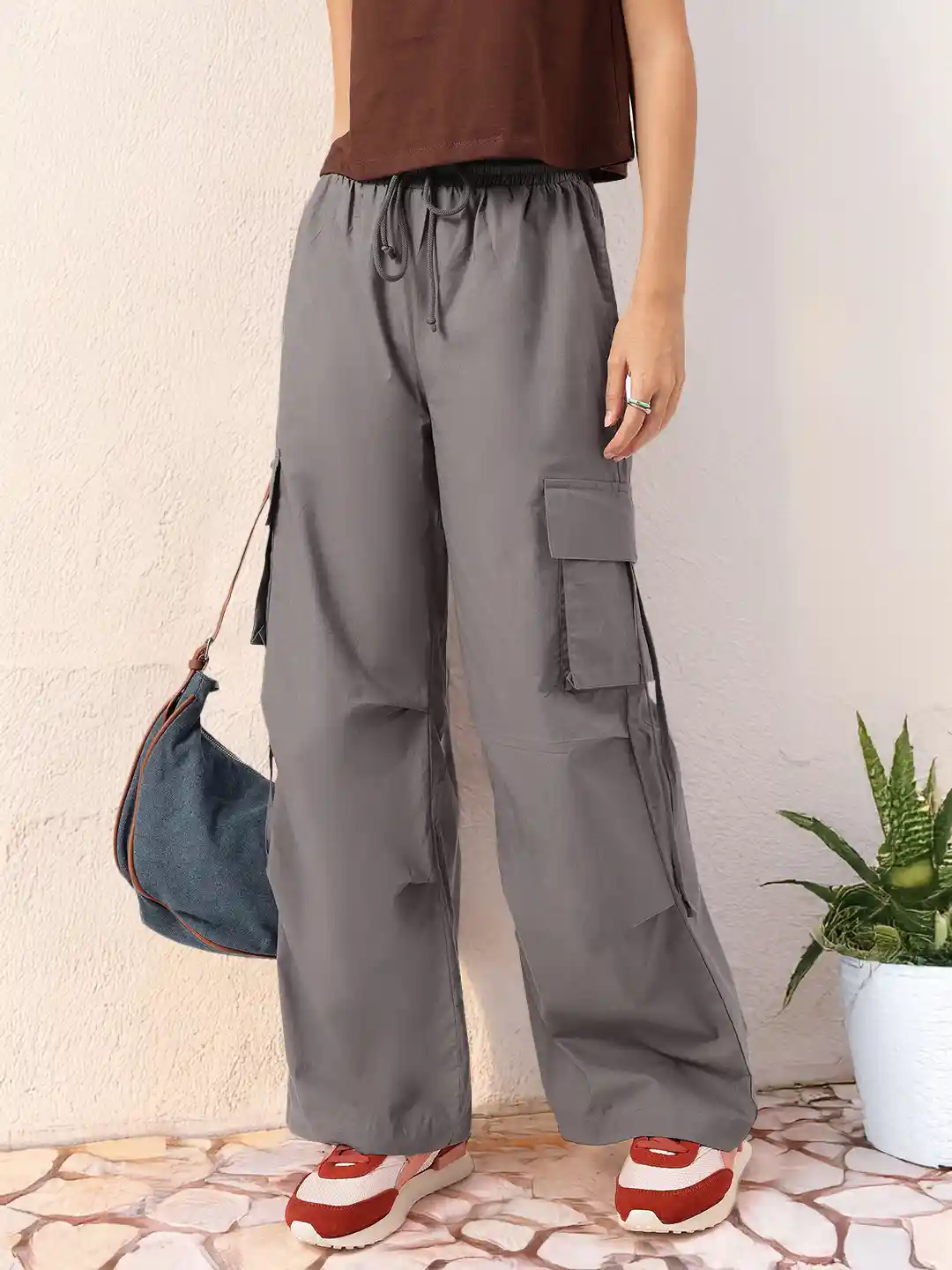 Girl Baggy Pants Outfit Buy DressBerry Women Cargo Style Trousers