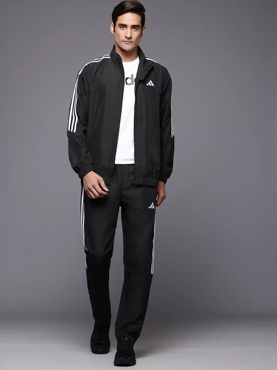 Tracksuit Adidas Stripe Jogging Suit Mens Men's Clothing AEROREADY