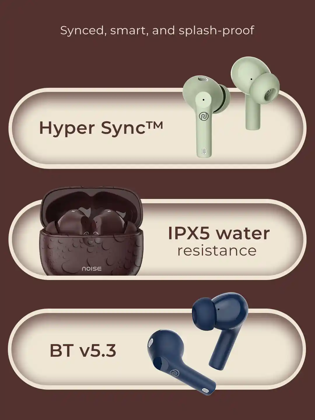 Bluetooth Earbuds Mini Noise Air EarFun Wireless Earbuds With