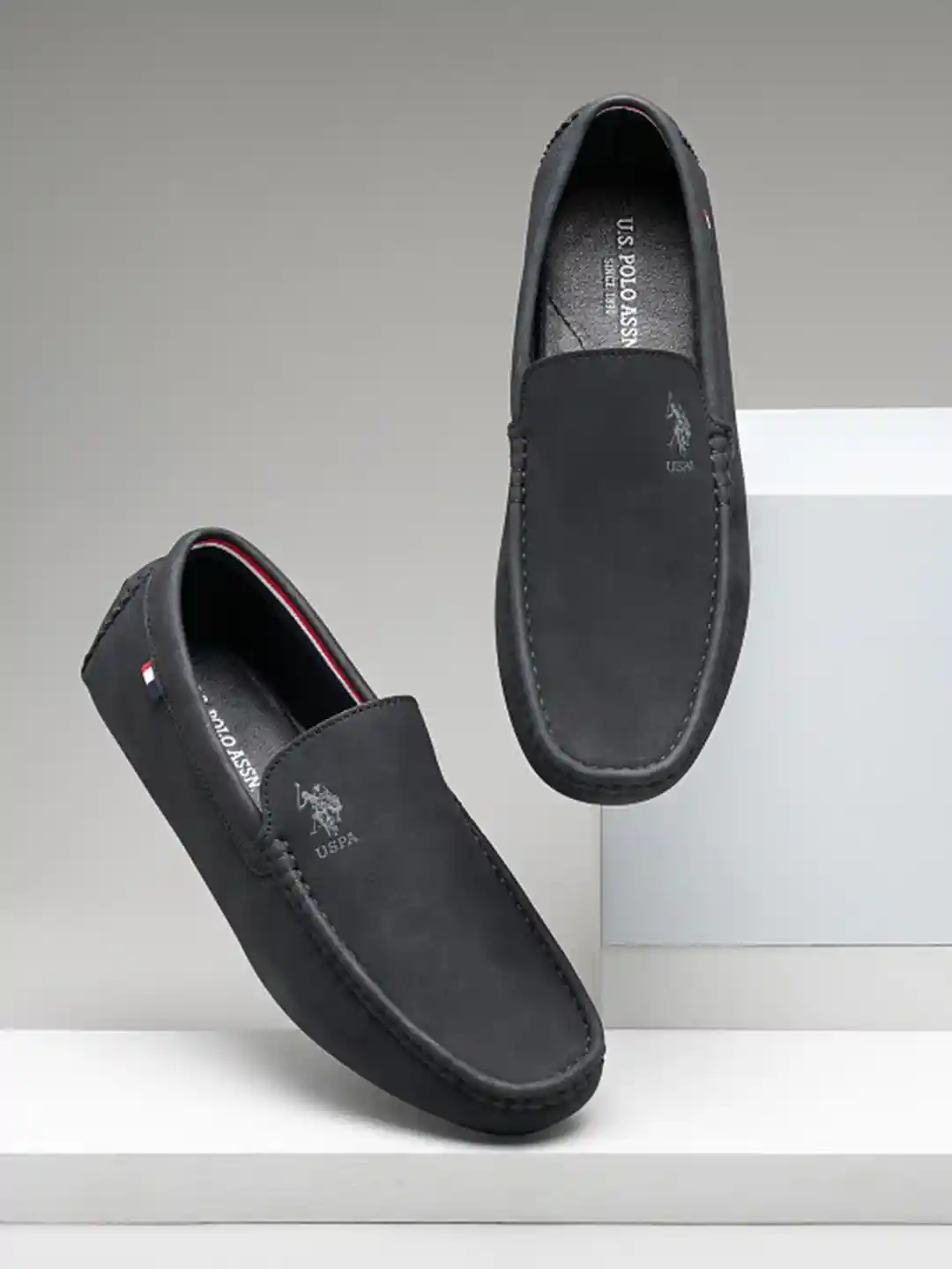Polo Men Signature Tape PU Loafers