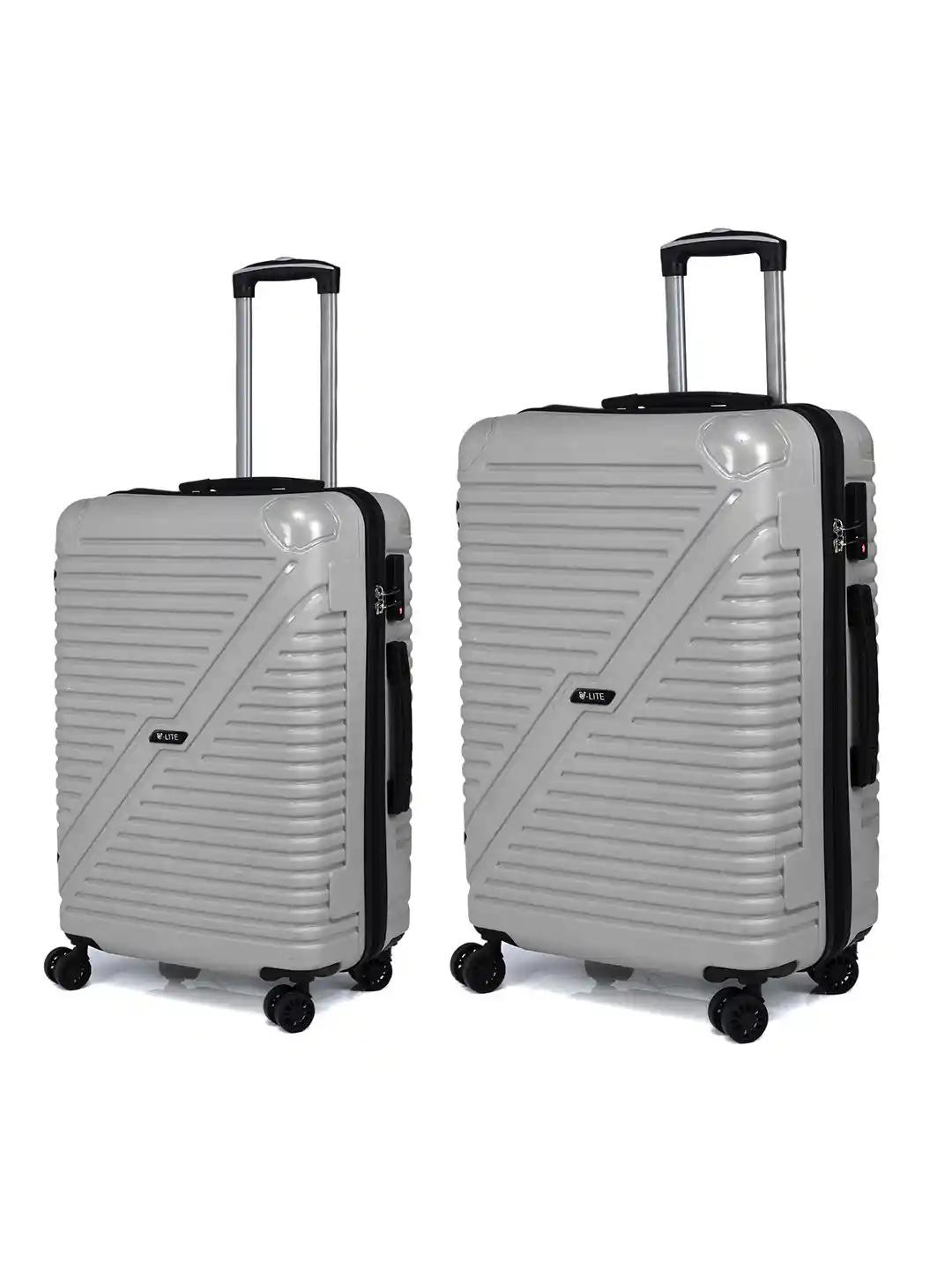 Buy V By Verage Horizon Set Of Textured Hard-Sided Trolley Bags