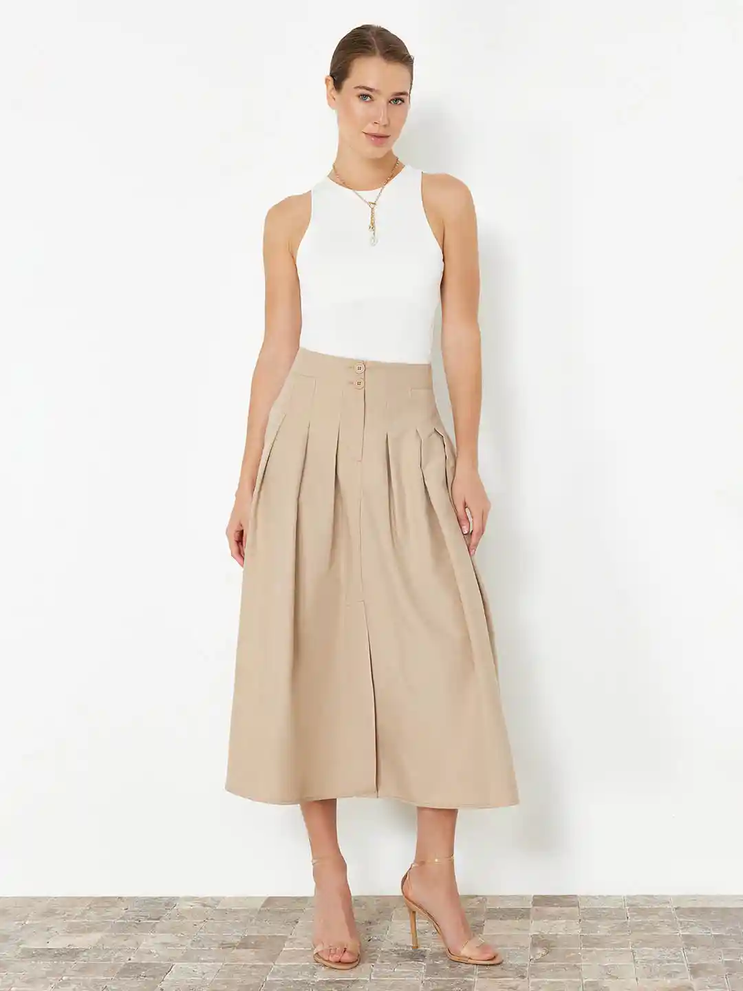 theredthread ￼G tech pleats skirt set G tech pleats skirt set theredthread G tech pleats skirt set G