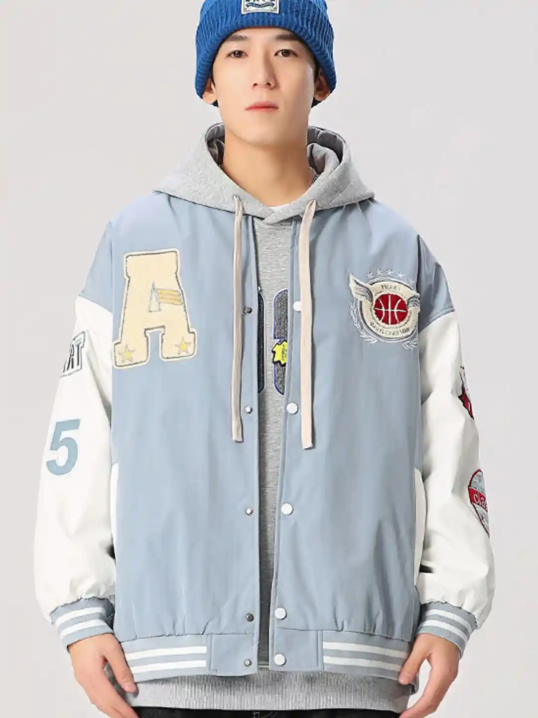 untorn codee cozy varsity jacket