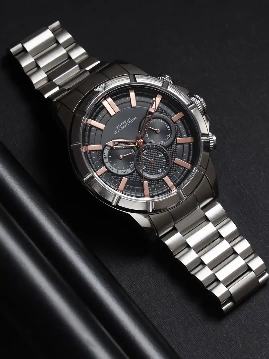 Buy French Connection Men Dial Stainless Steel Straps Analogue