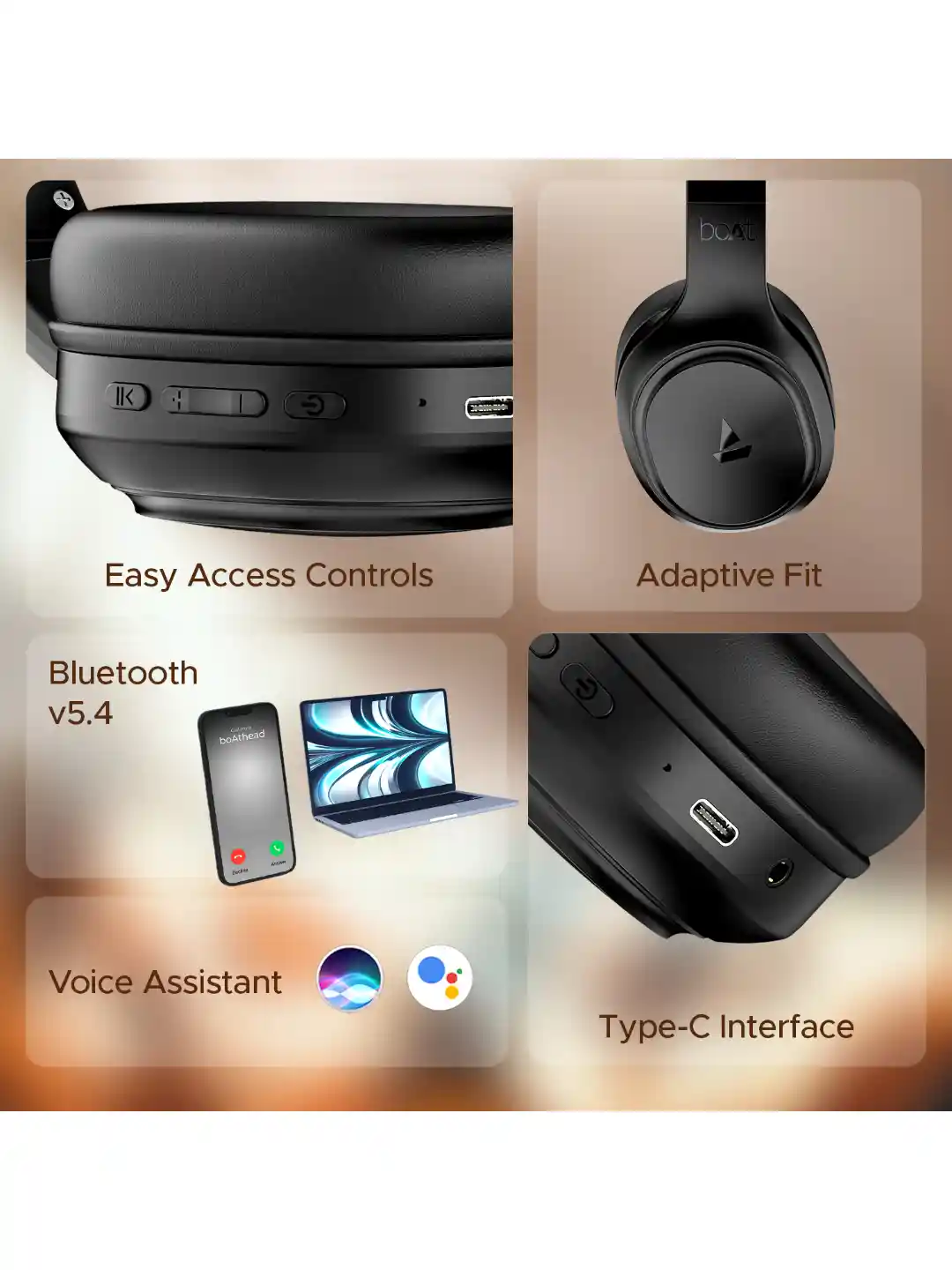 Buy boAt Rockerz 430 Wireless Over Ear Headphones Headphones for