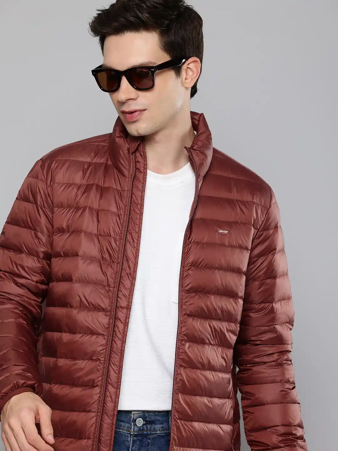 Buy Levis Mock Collar Puffer Jacket Jackets for Men 31182746