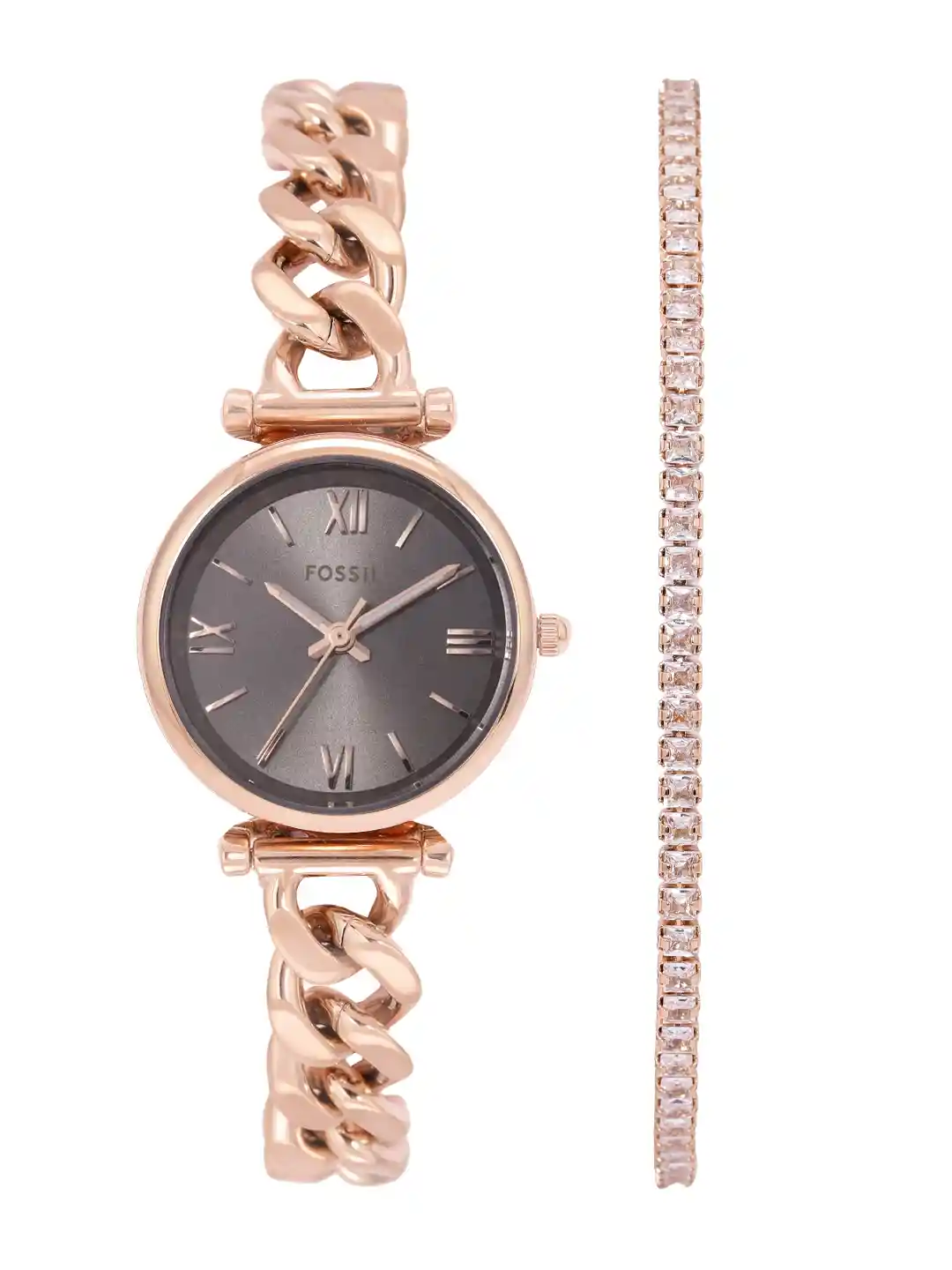 Buy Fossil Carlie Women Watch And Bracelete Gift Set ES5378SET