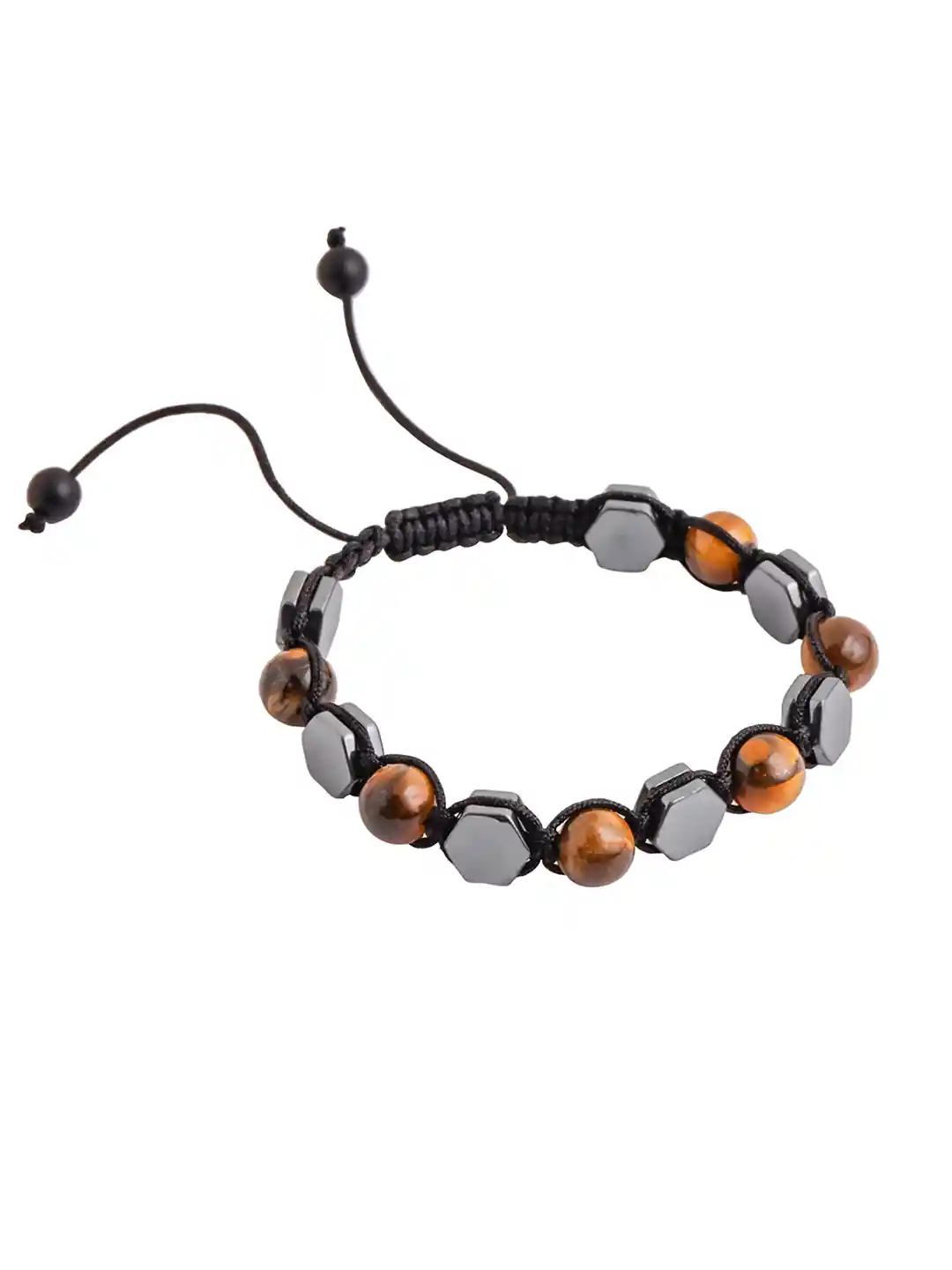 Buy Yellow Chimes Men Beaded Wraparound Bracelet Bracelet for