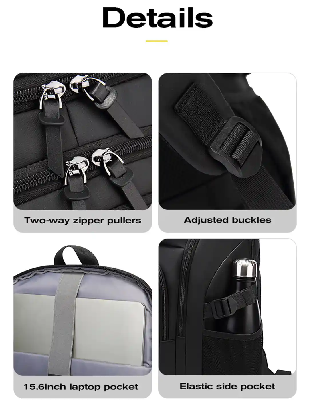 laptop backpack backpack with elastic straps