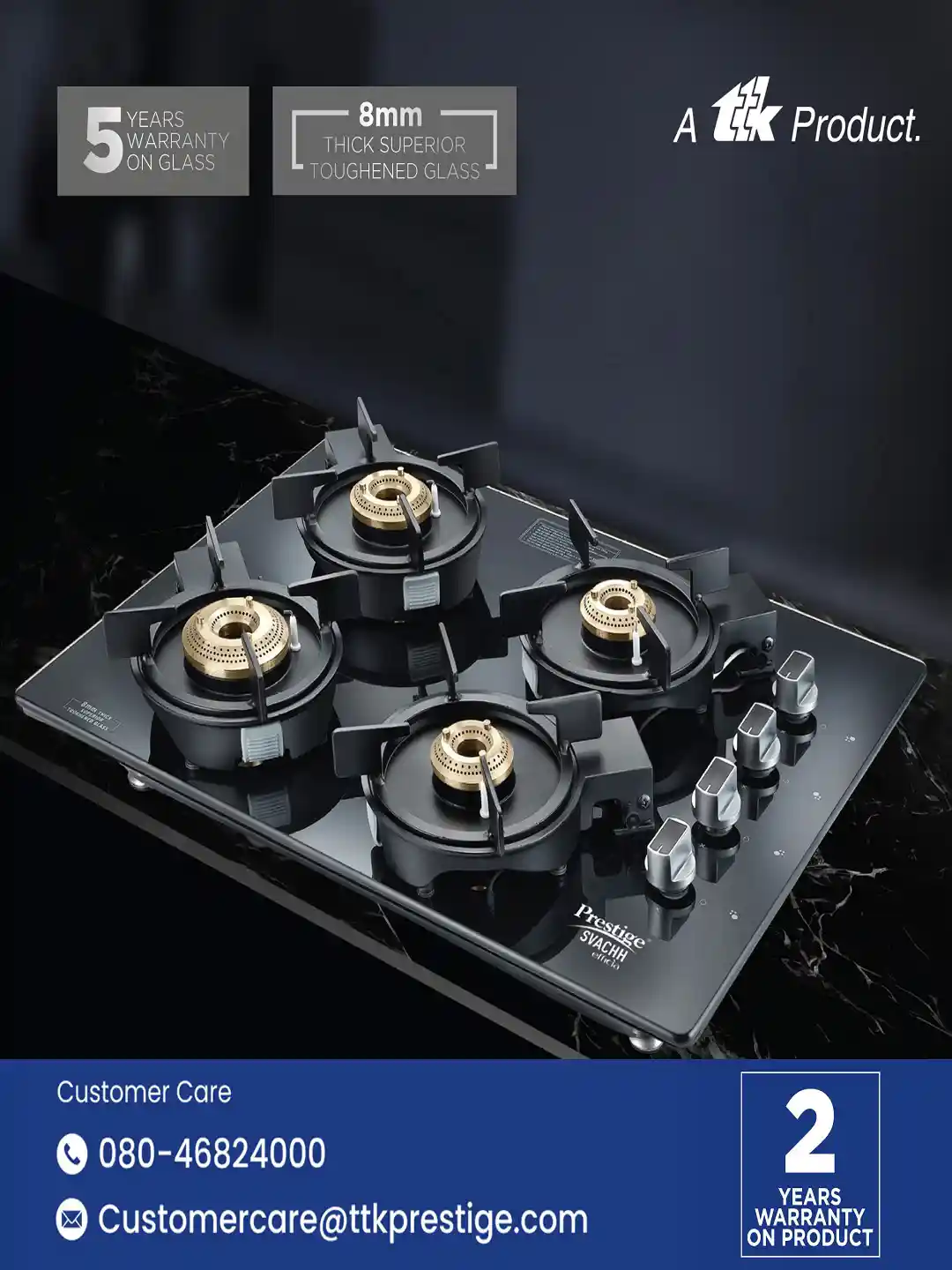 Efficia Prestige Gas Stove Burner Automatic Prestige Auto Ignition