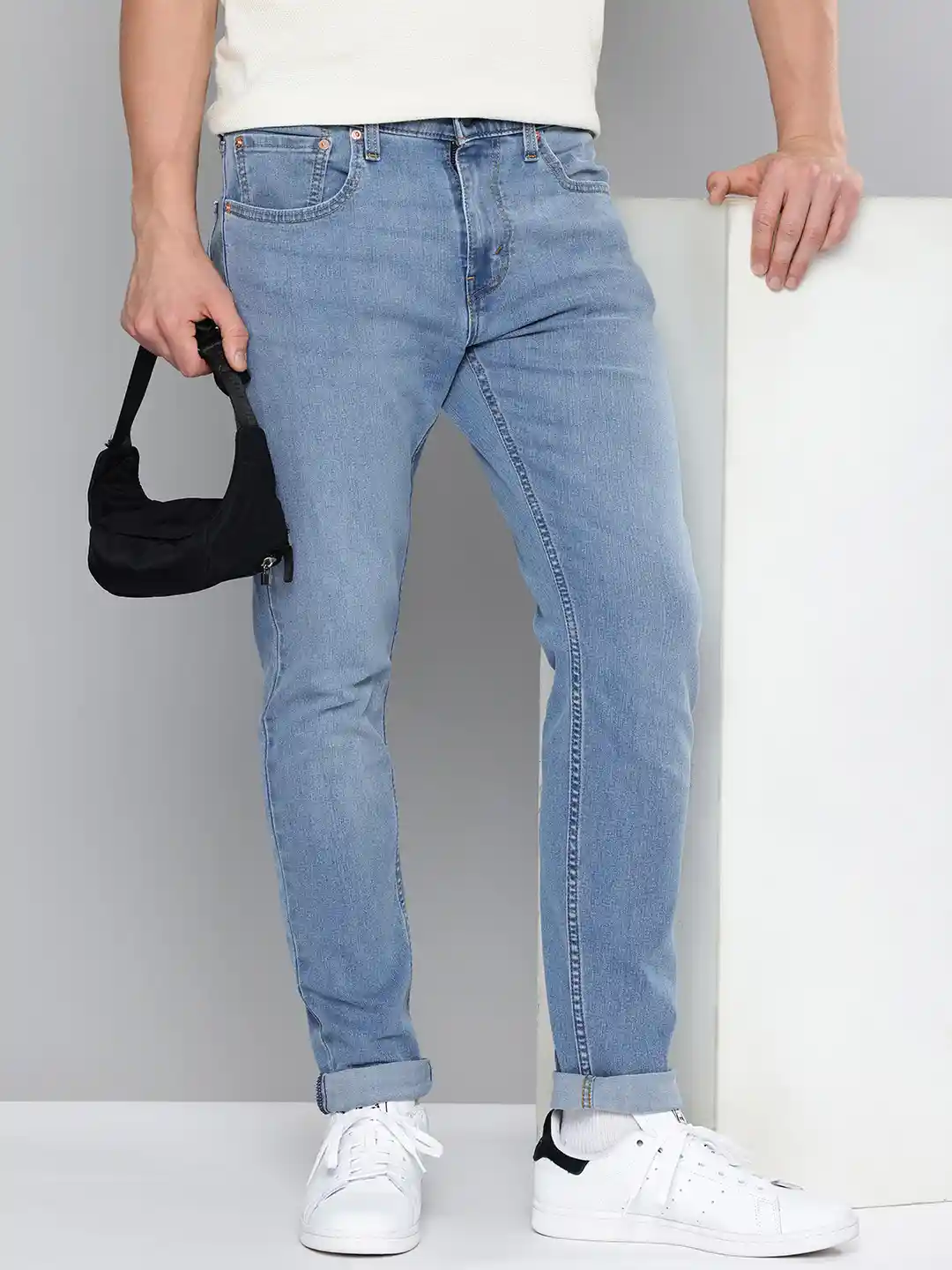 Levis Men 512 Slim Tapered Fit Light Fade Stretchable Jeans