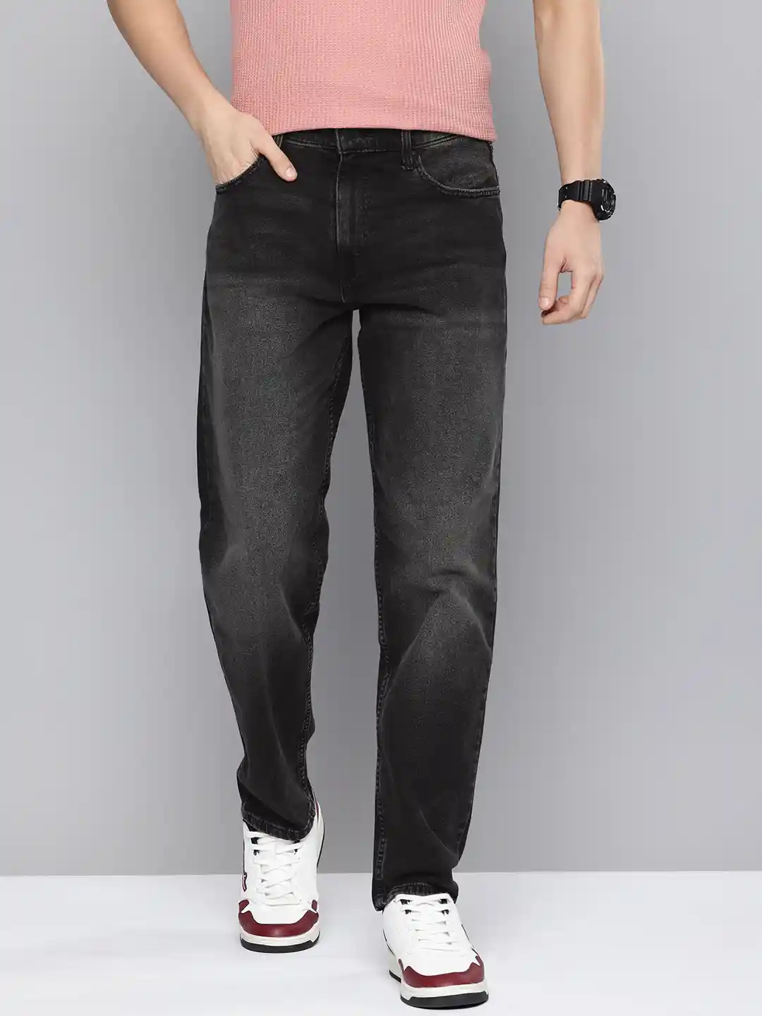 Levis Men 550 Relaxed Fit Light Fade Stretchable Jeans